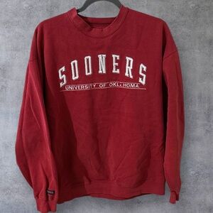 Jansport Oklahoma Sooners long sleeve crew neck sweatshirt size XL (wear on A)